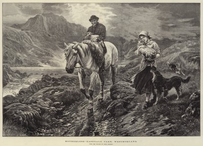 Motherless, Easedale Tarn, Westmorland af Basil Bradley